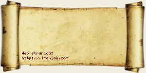 Olga Jolić vizit kartica